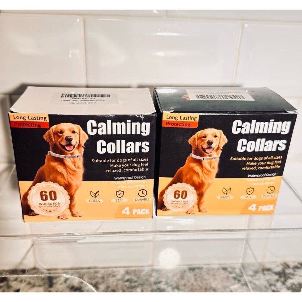 Dog Calming Collars 2 Box’s 8 Collars
